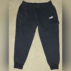 Puma Cargo Sweatpants Black Size XL Extra Large